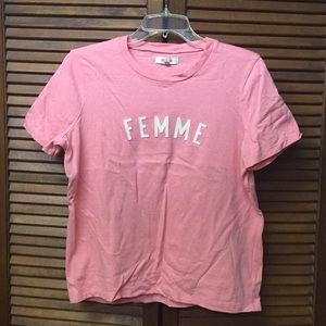 Madewell “Femme” shirt